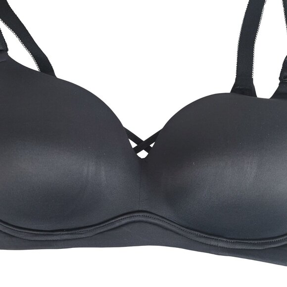 Torrid Curve Dream WireFree Bra Black 42B Full Coverage Adj Seamless Criss Cross - Picture 3 of 10